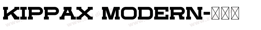 Kippax Modern字体转换